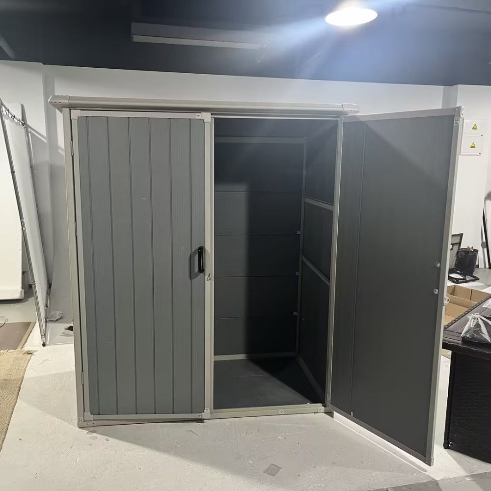 Resin Lean To Storage Shed with Floor