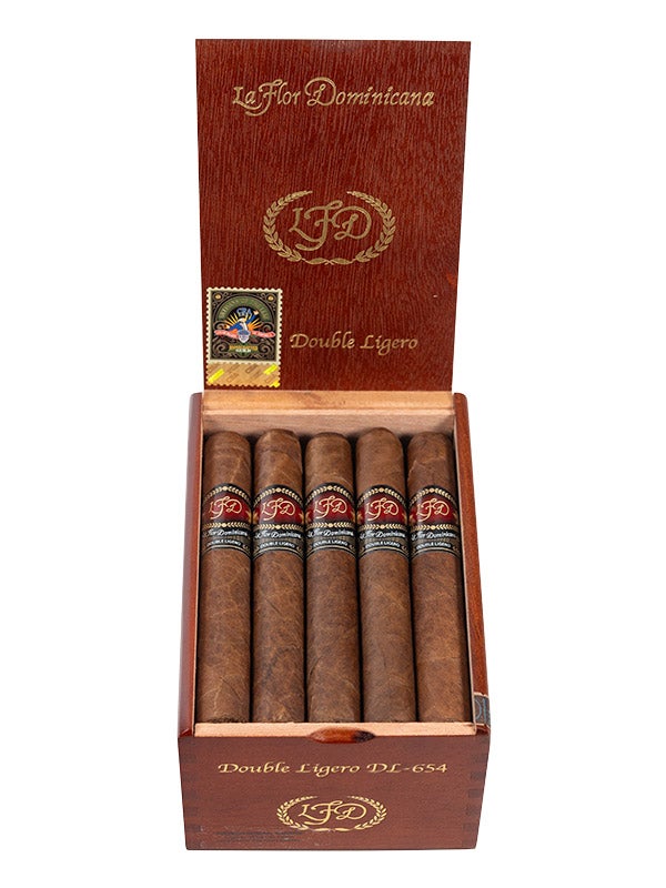 La Flor Dominicana Double Ligero (DL) Natural 654 Box