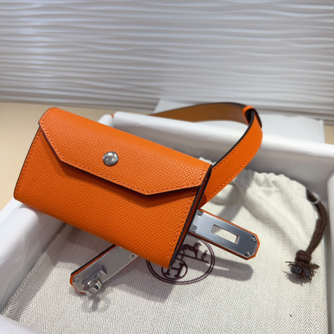 Hermes Goyard Kelly Pocket 18 Belt orange