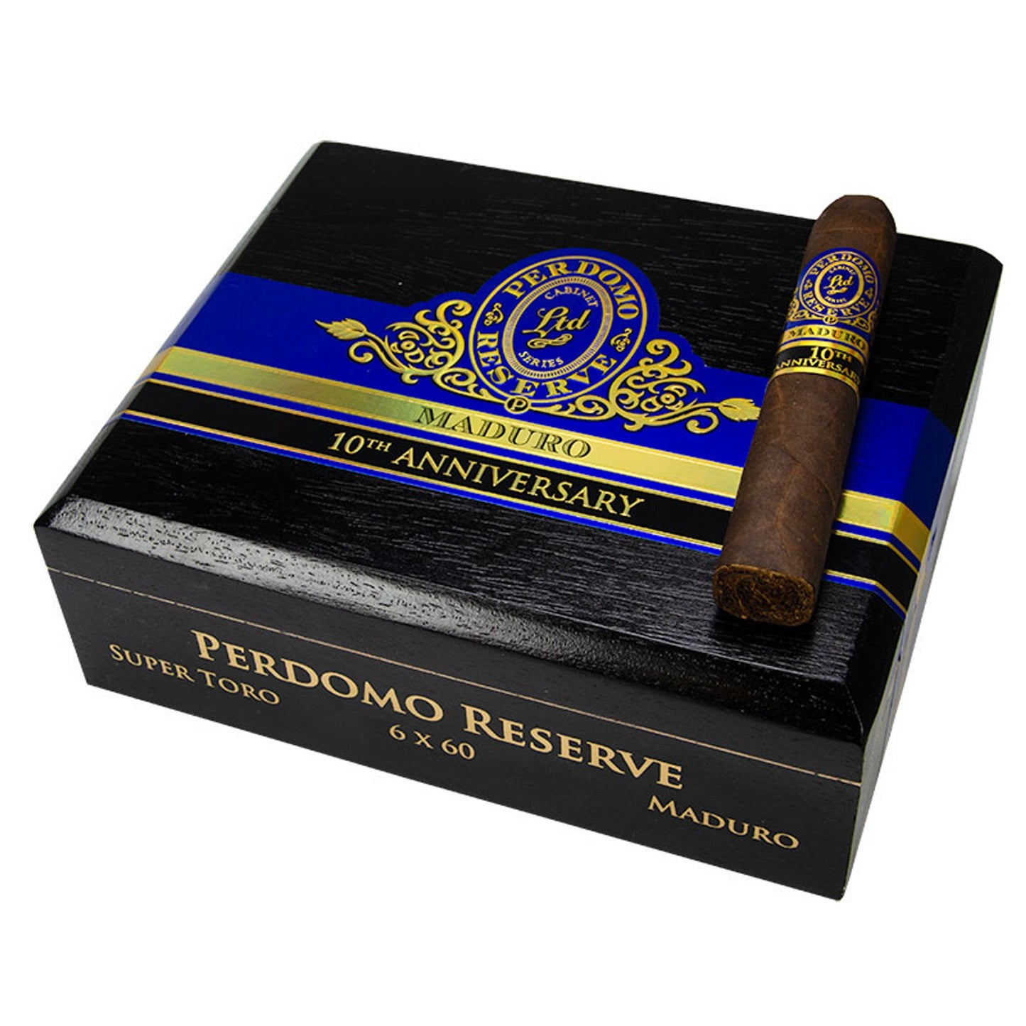 Perdomo Reserve 10th Anniversary Maduro Super Toro Box