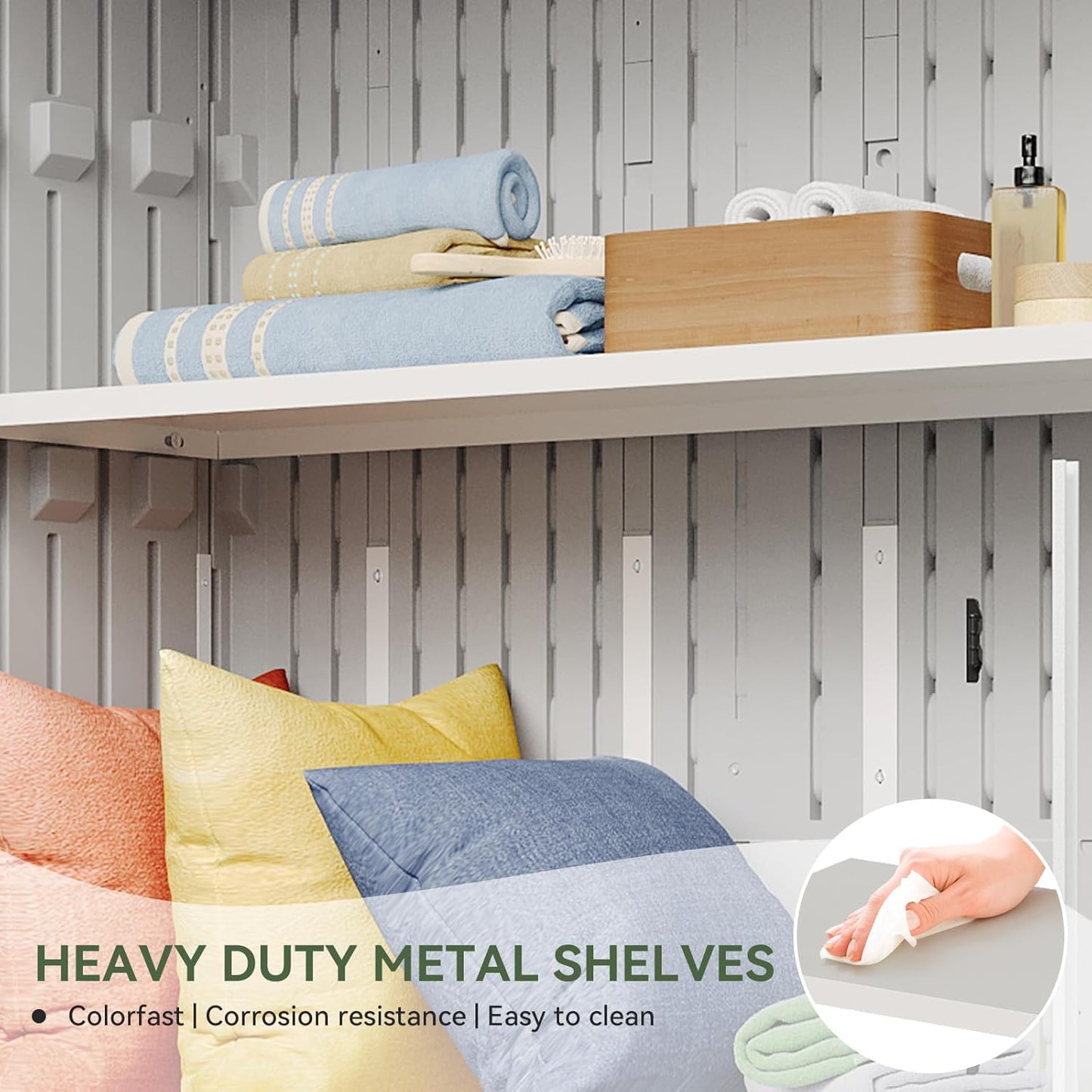 Resin Utility Storage Cabinet with Floor