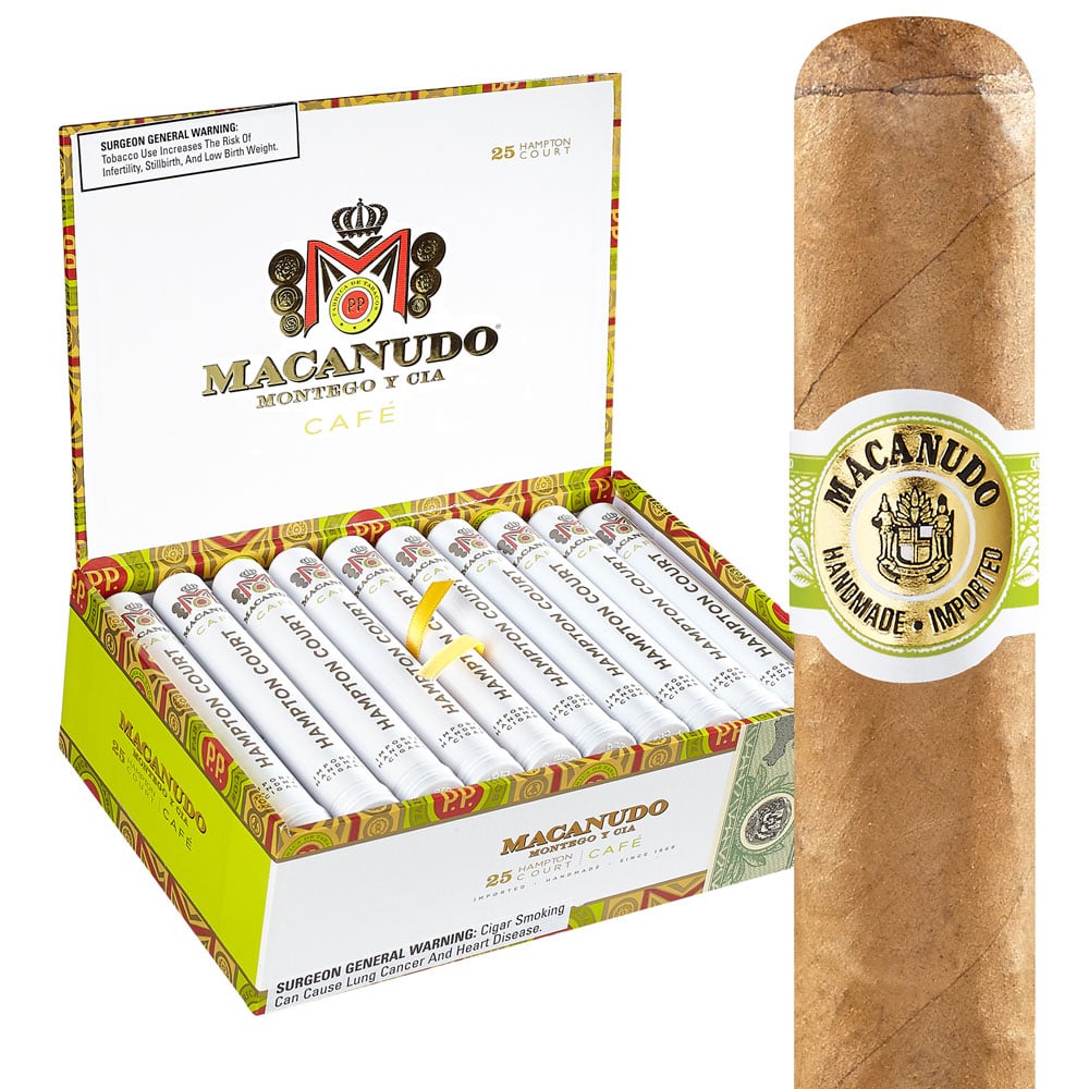 General cigar co. Macanudo Cafe Hampton Court Tube Box