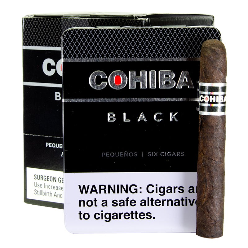 General cigar co. Cohiba Black Pequeno 6pk Box