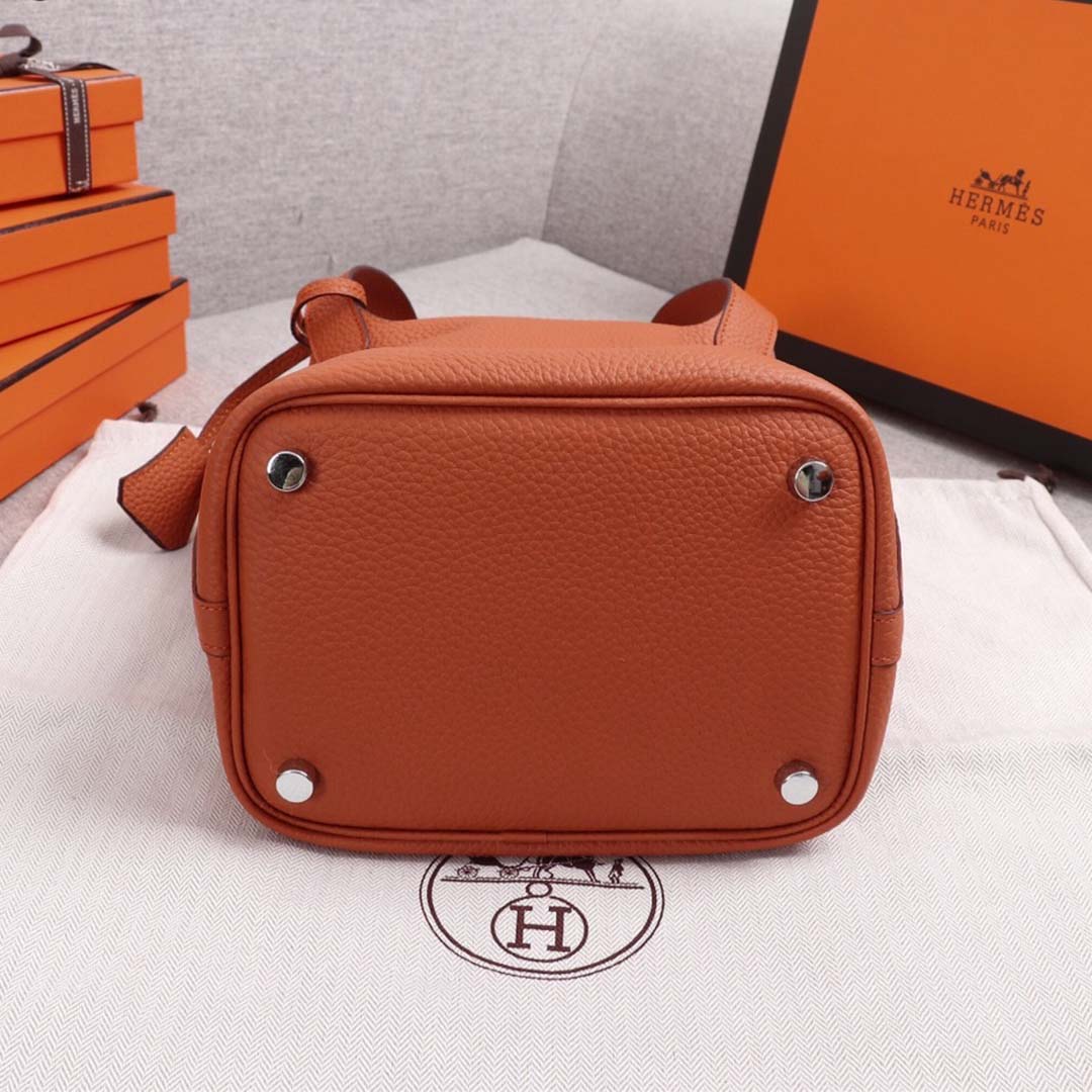 Hermes Goyard AAA-Picotin Lock 22cm 18cm bag BLUE/ORANGE/PINK