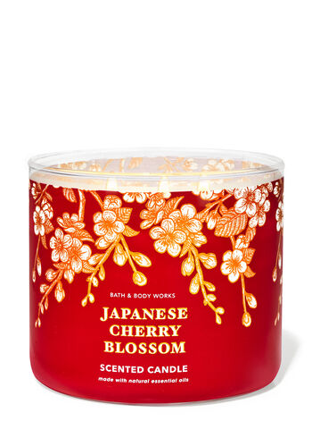 Japanese Cherry Blossom3-Wick Candle