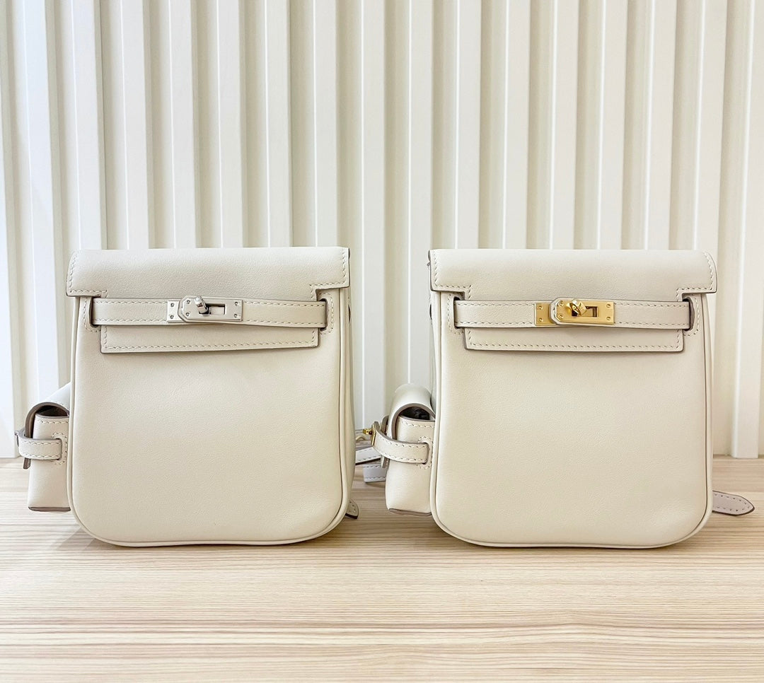 Hermes Goyard Kelly Jump white
