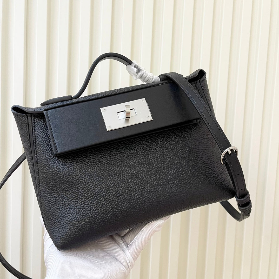 Hermes Goyard Kelly Togo Matte Alligator Swift Touch 24 black