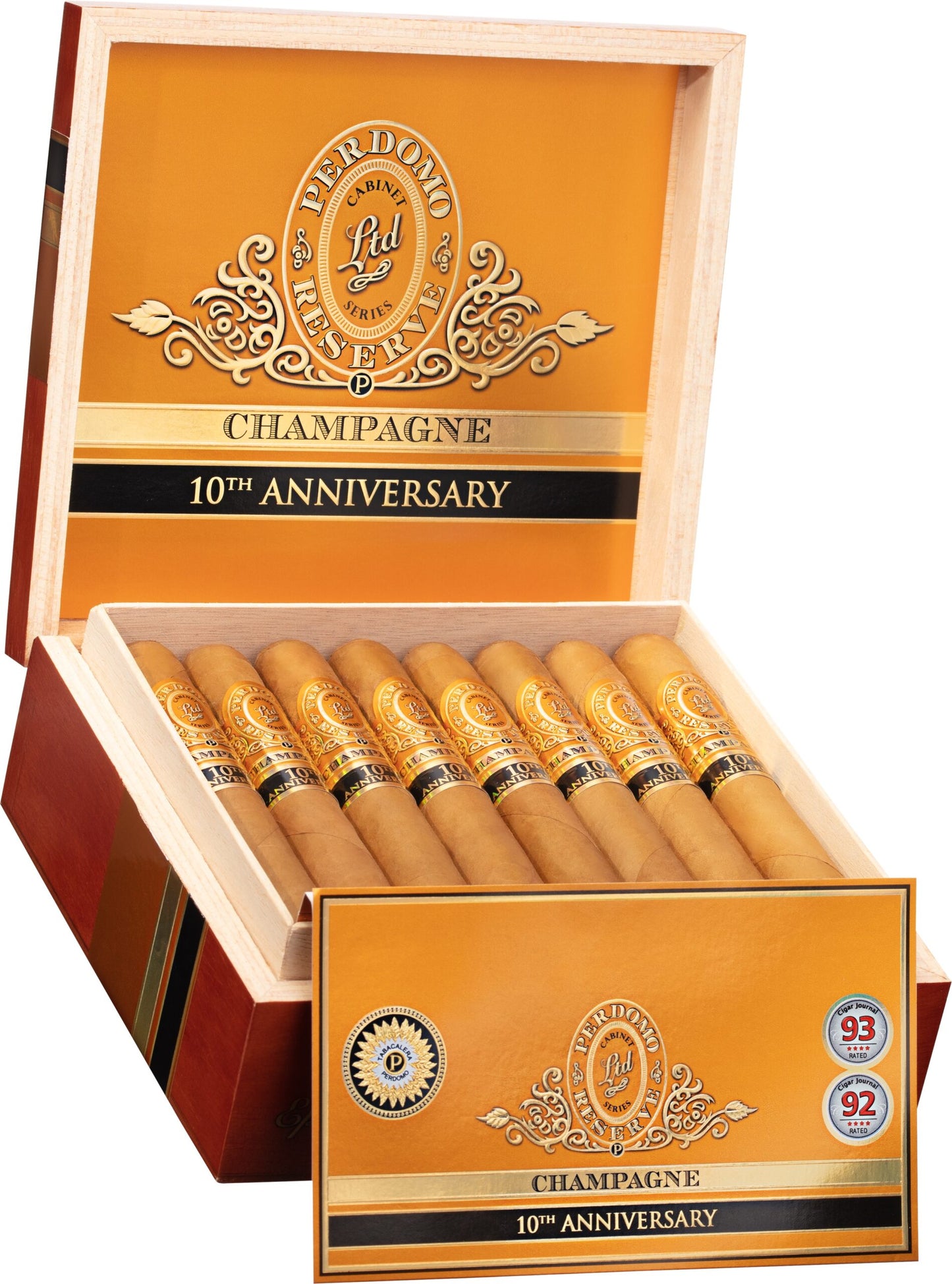 Perdomo Reserve 10th Anniversary Connecticut champagne Epicure Box