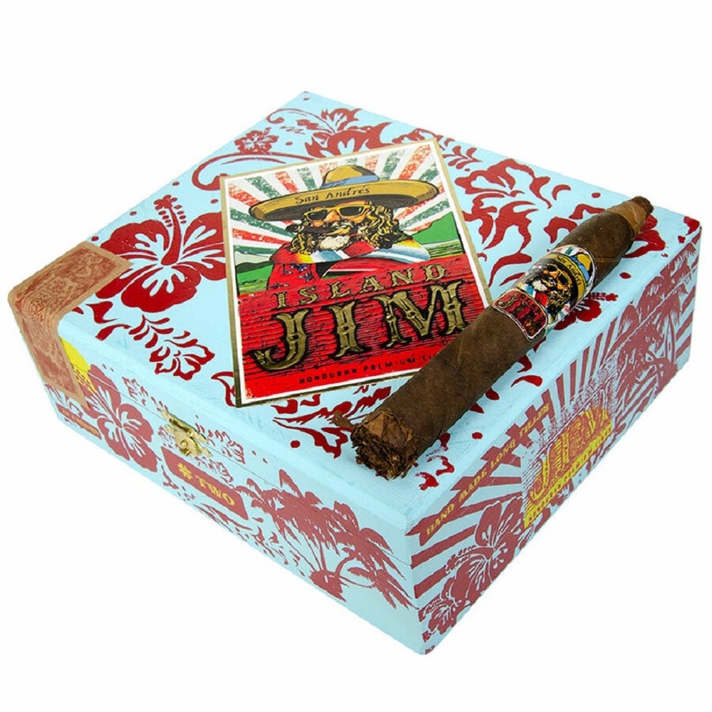 Oscar-Leaf Island Jim San Andreas Maduro Box
