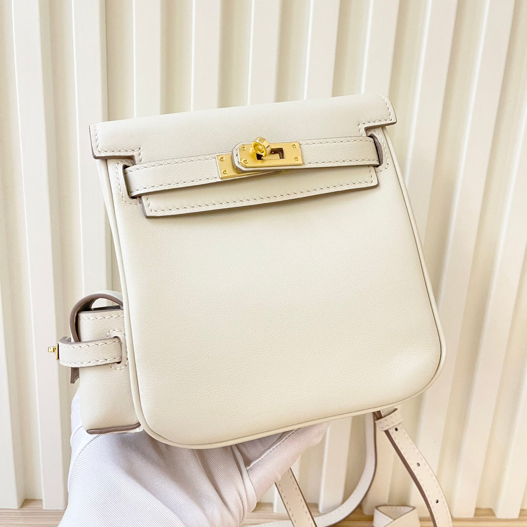 Hermes Goyard Kelly Jump white