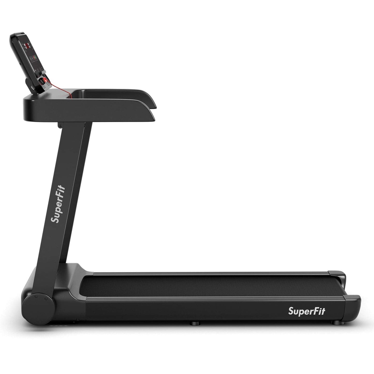 Goplus Heavy Duty Treadmill for Gym, Superfit Electric Treadmill with App Control