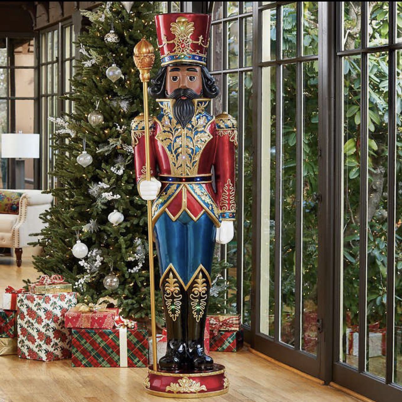 Life-Size LED Christmas Nutcracker, 60"