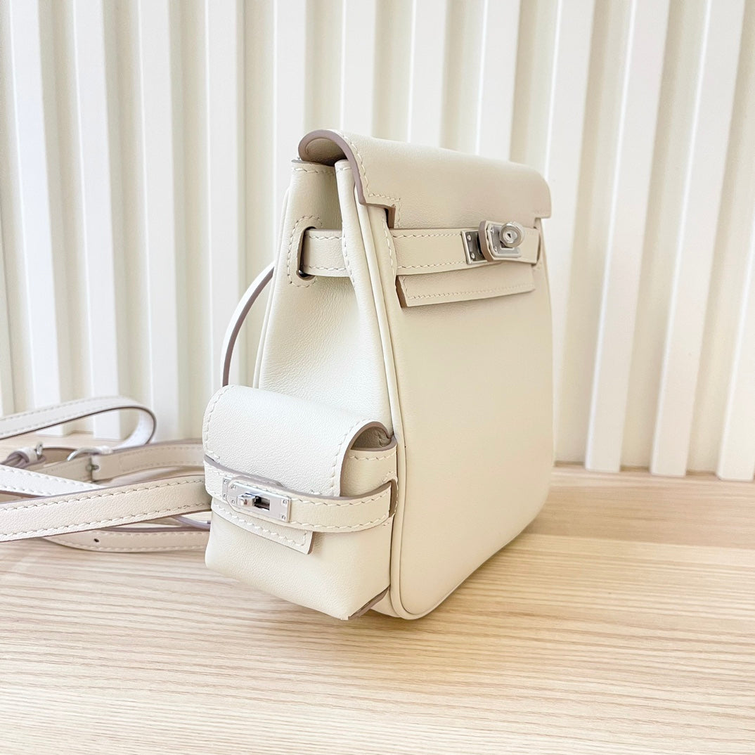 Hermes Goyard Kelly Jump white
