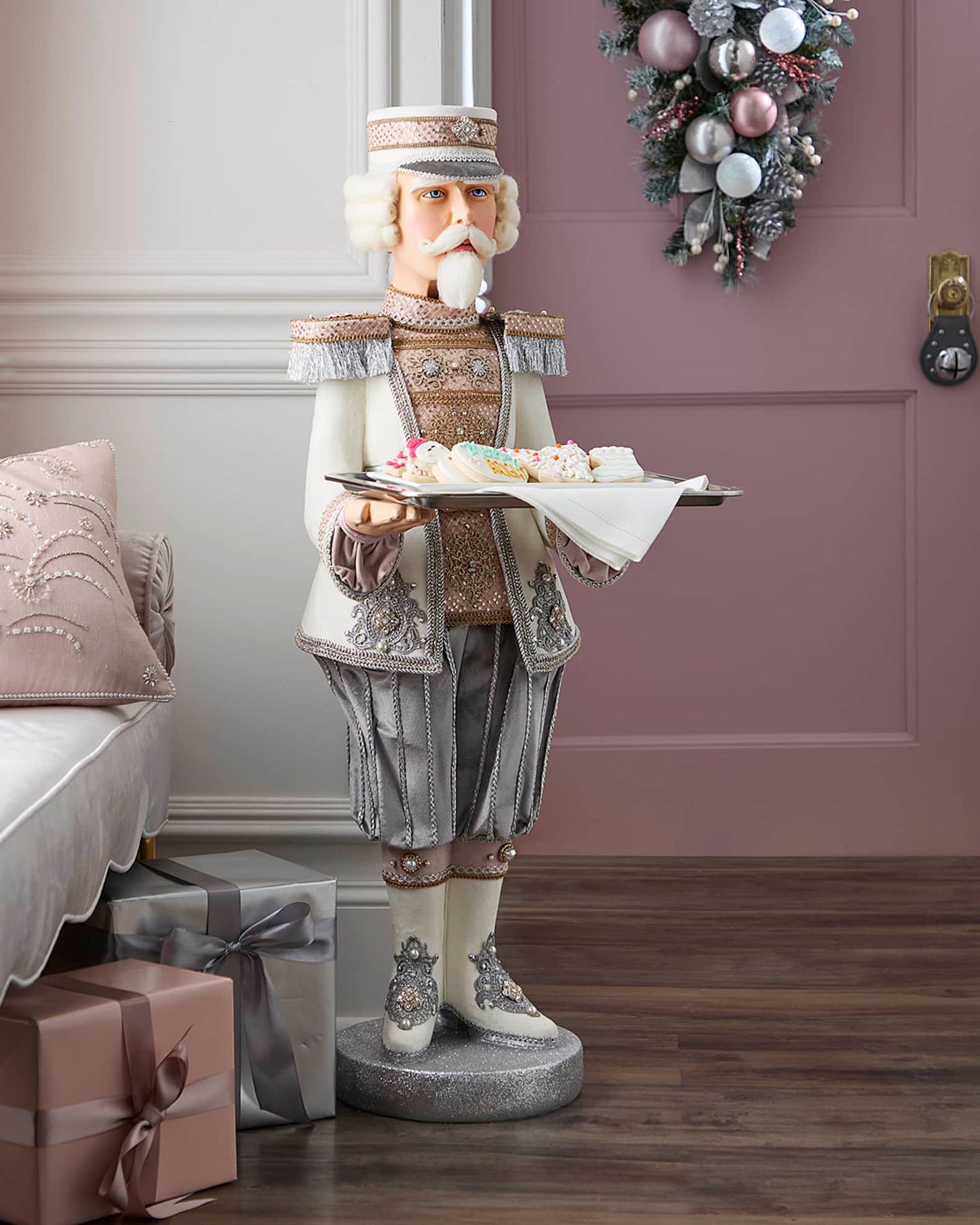 Gold Butler Christmas Nutcracker, 47.5"