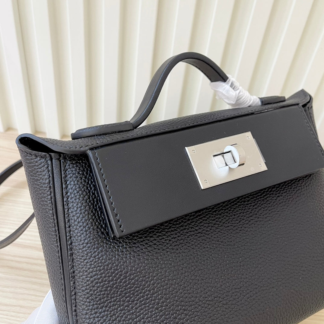 Hermes Goyard Kelly Togo Swift 24 black