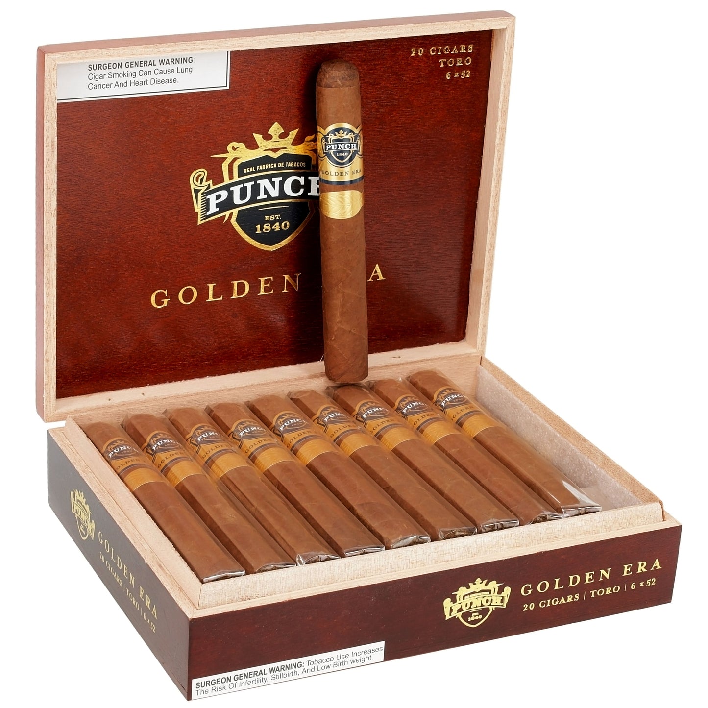 General cigar co. Punch Golden Era Toro Box