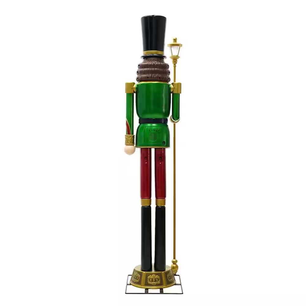 8 ft. Giant-Sized Lantern Nutcracker with LifeEyes LCD Eyes