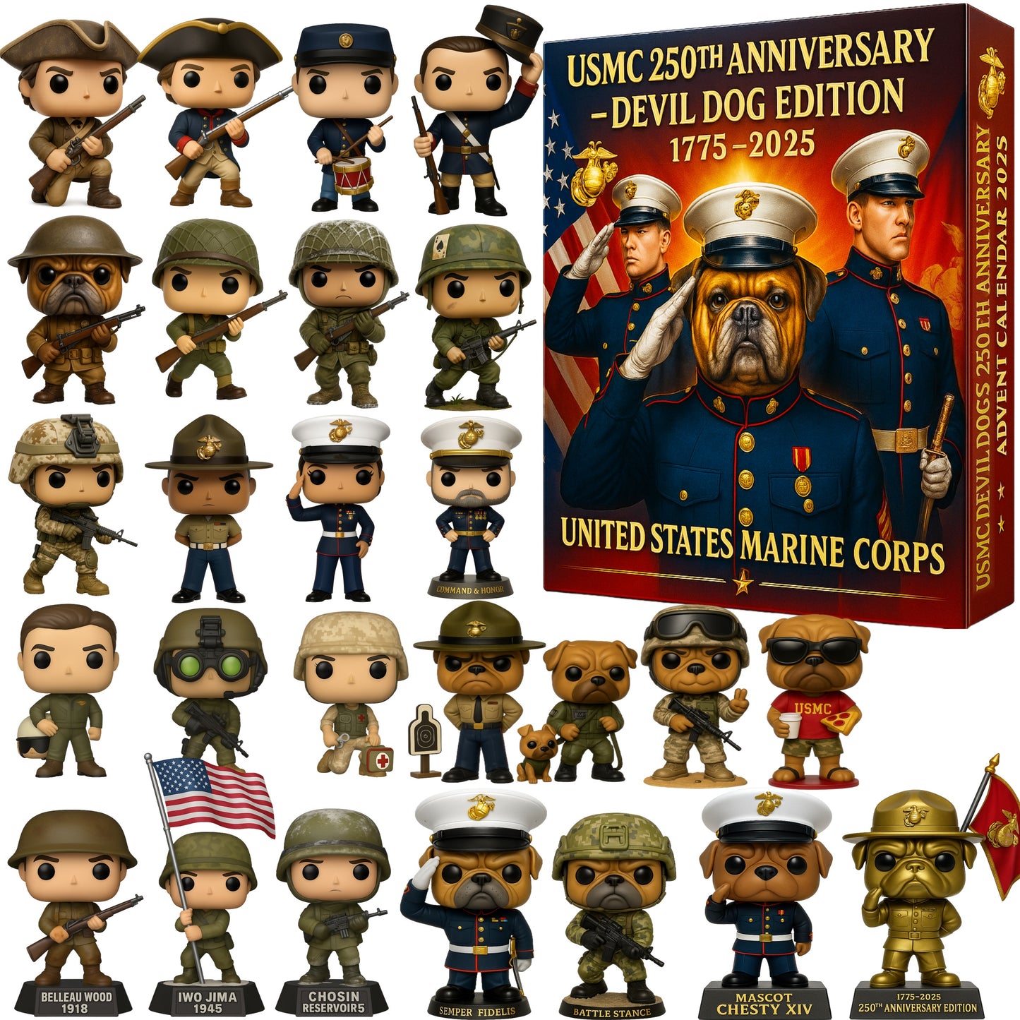USMC Devil Dogs 250th Anniversary Advent Calendar 2025