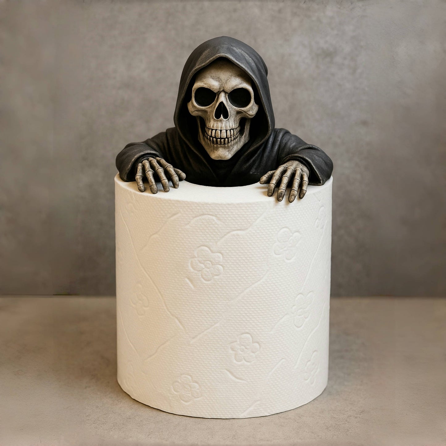 Grim Reaper Toilet Paper | Funny Roll Cap