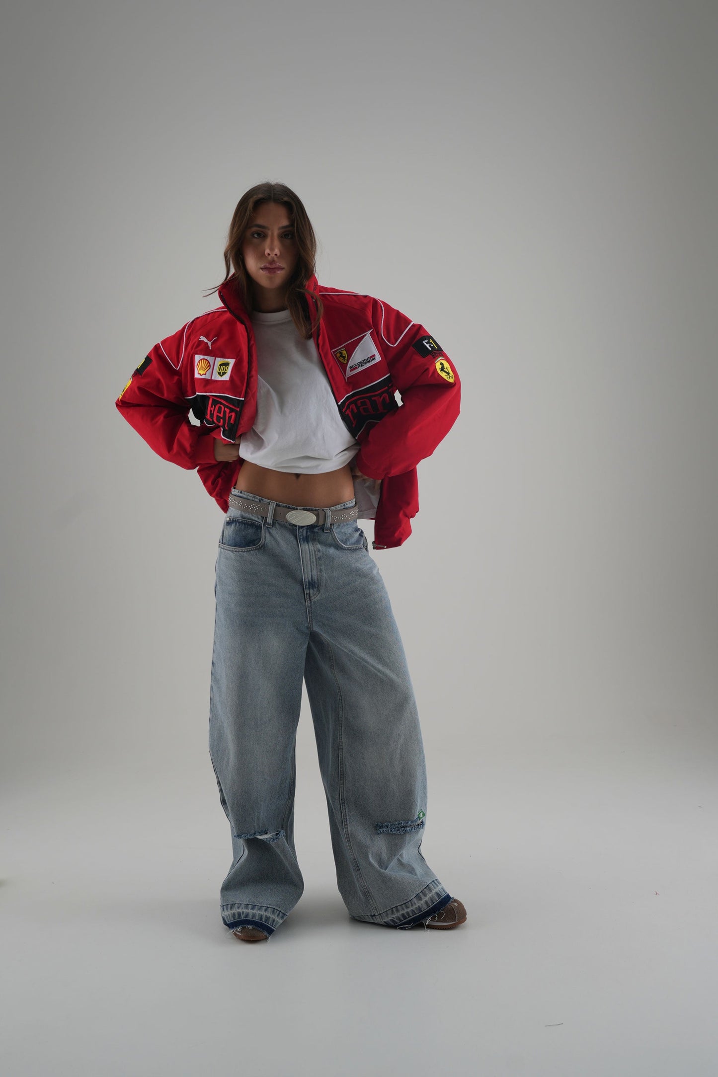 Ferrari F1 Vintage Racing Jacket - Red Edition