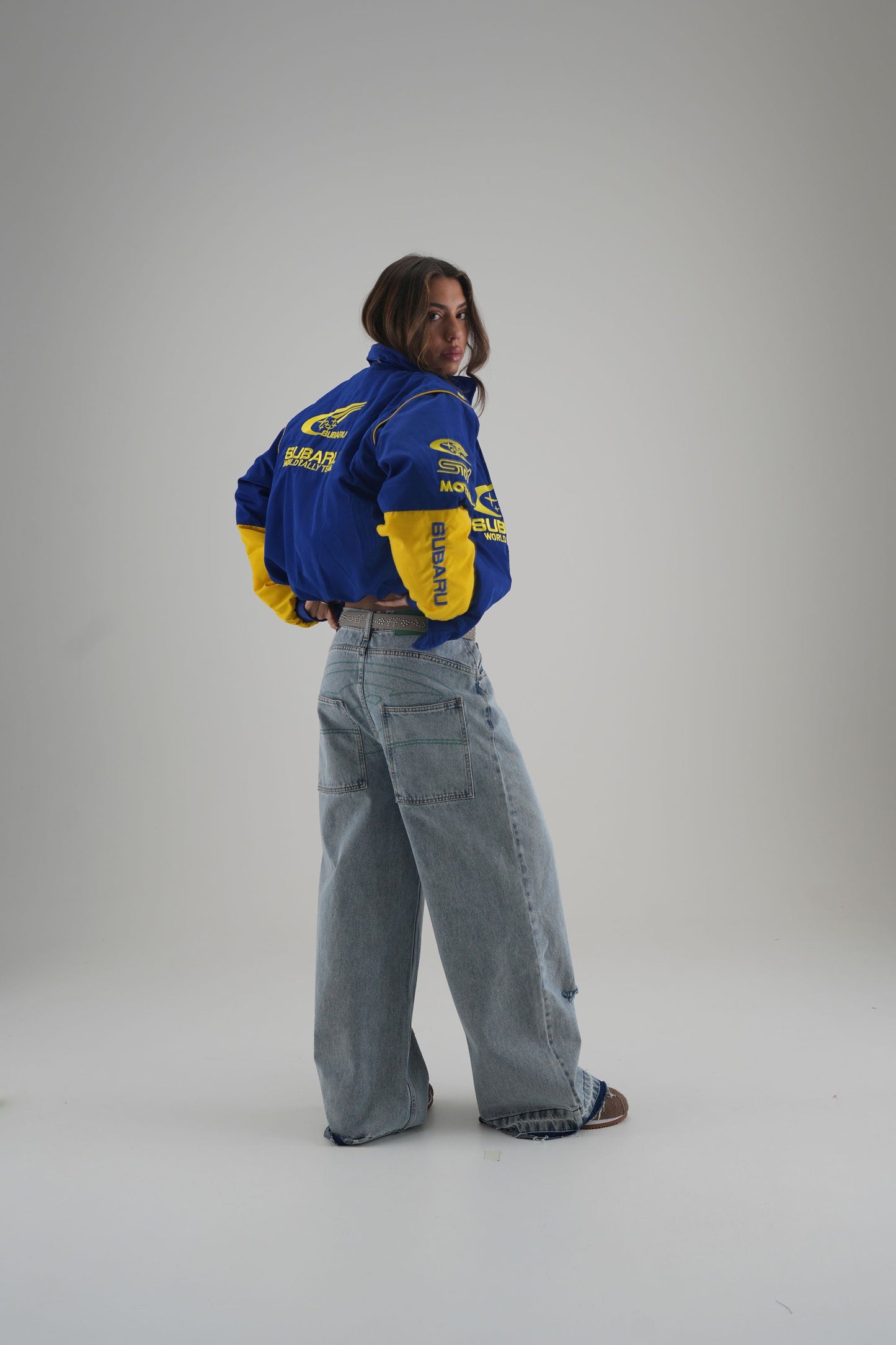 Subaru Rally Vintage Racing Jacket - Blue Edition