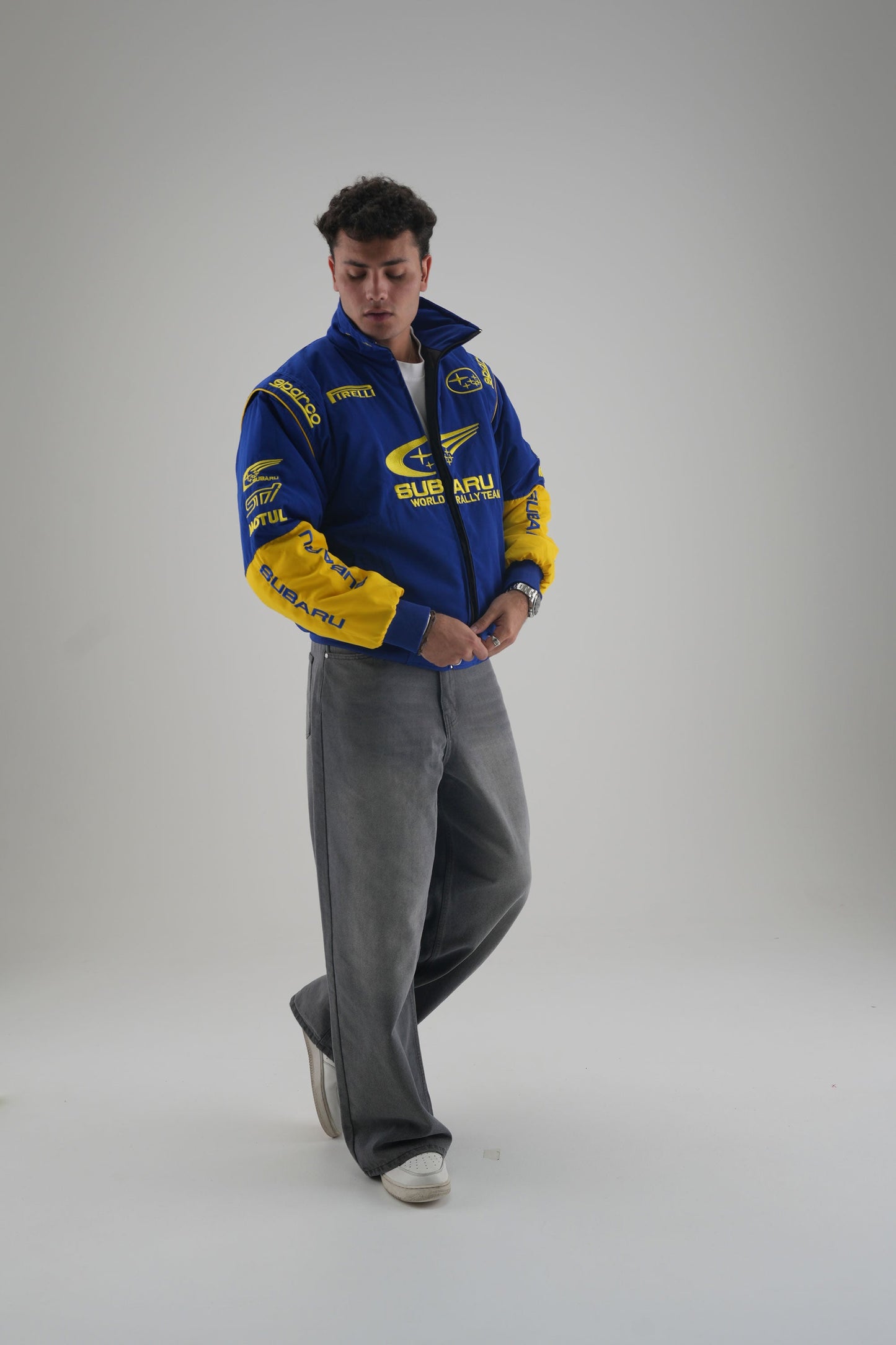 Subaru Rally Vintage Racing Jacket - Blue Edition