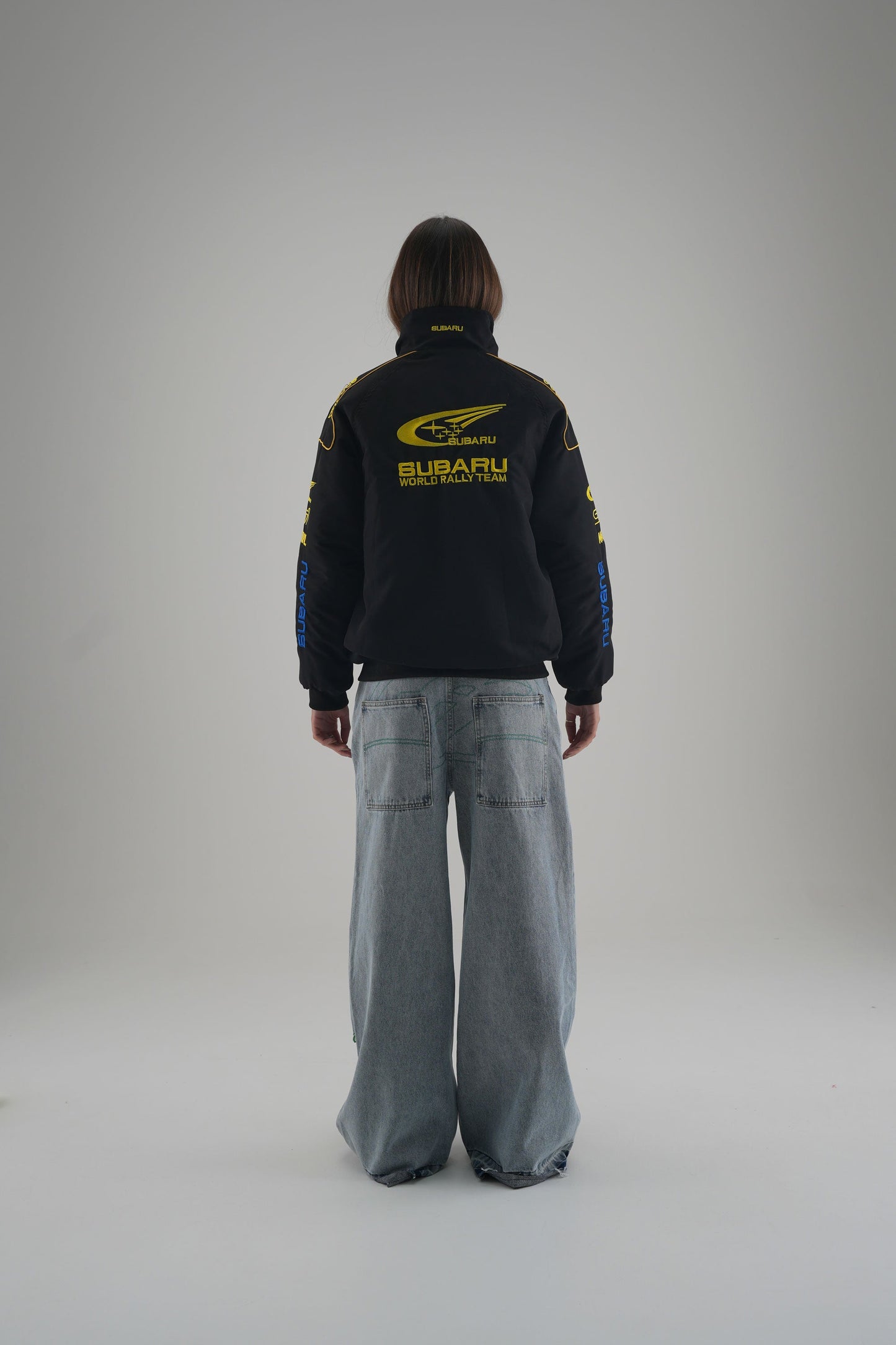 Subaru Rally Vintage Racing Jacket - Black Edition