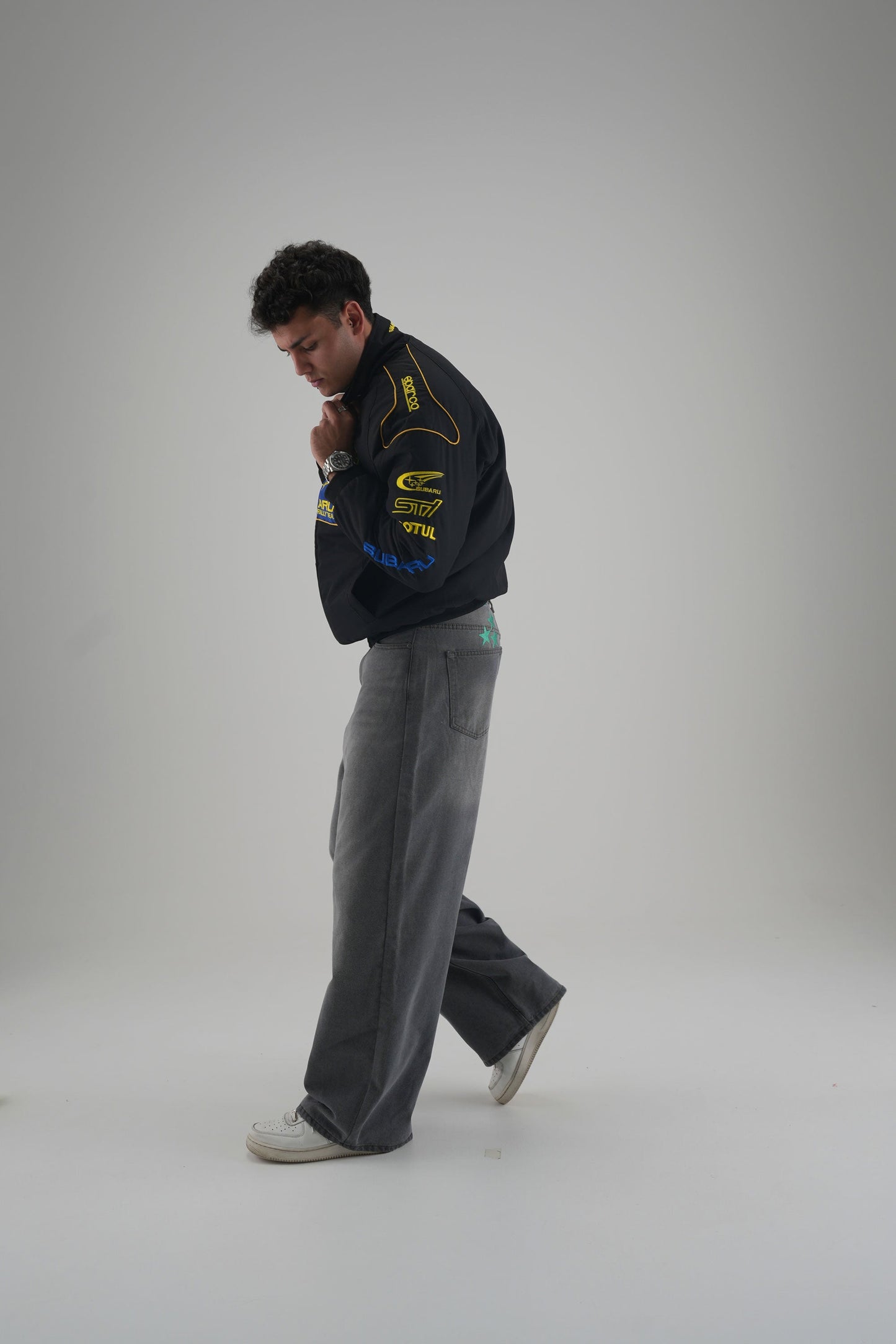 Subaru Rally Vintage Racing Jacket - Black Edition