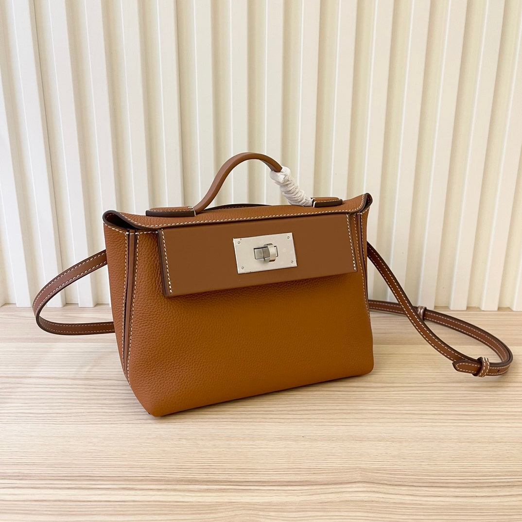 Hermes Goyard Kelly Togo Swift 24 brown