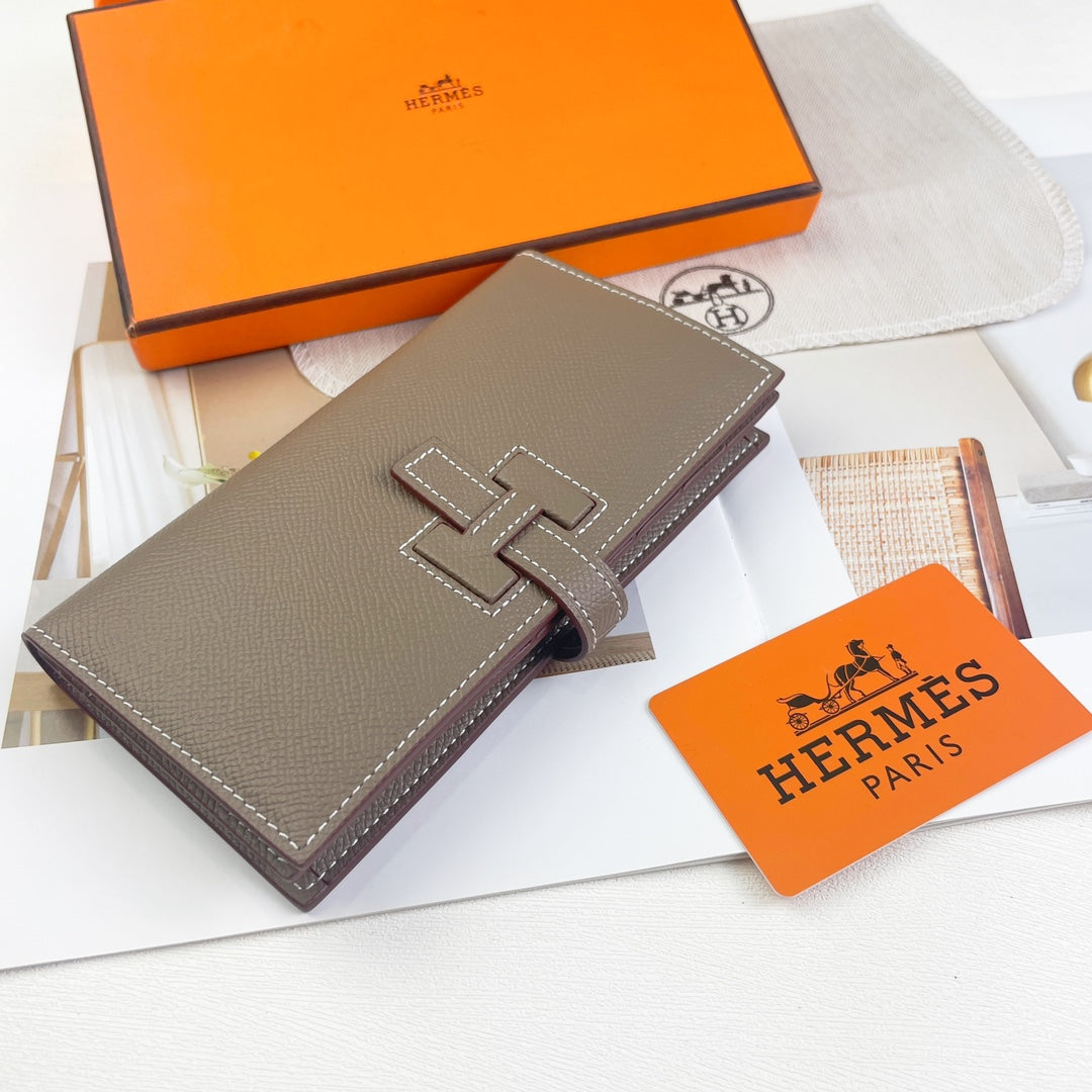 Hermes Goyard New H Passant Toutenmainte Wallet coffee