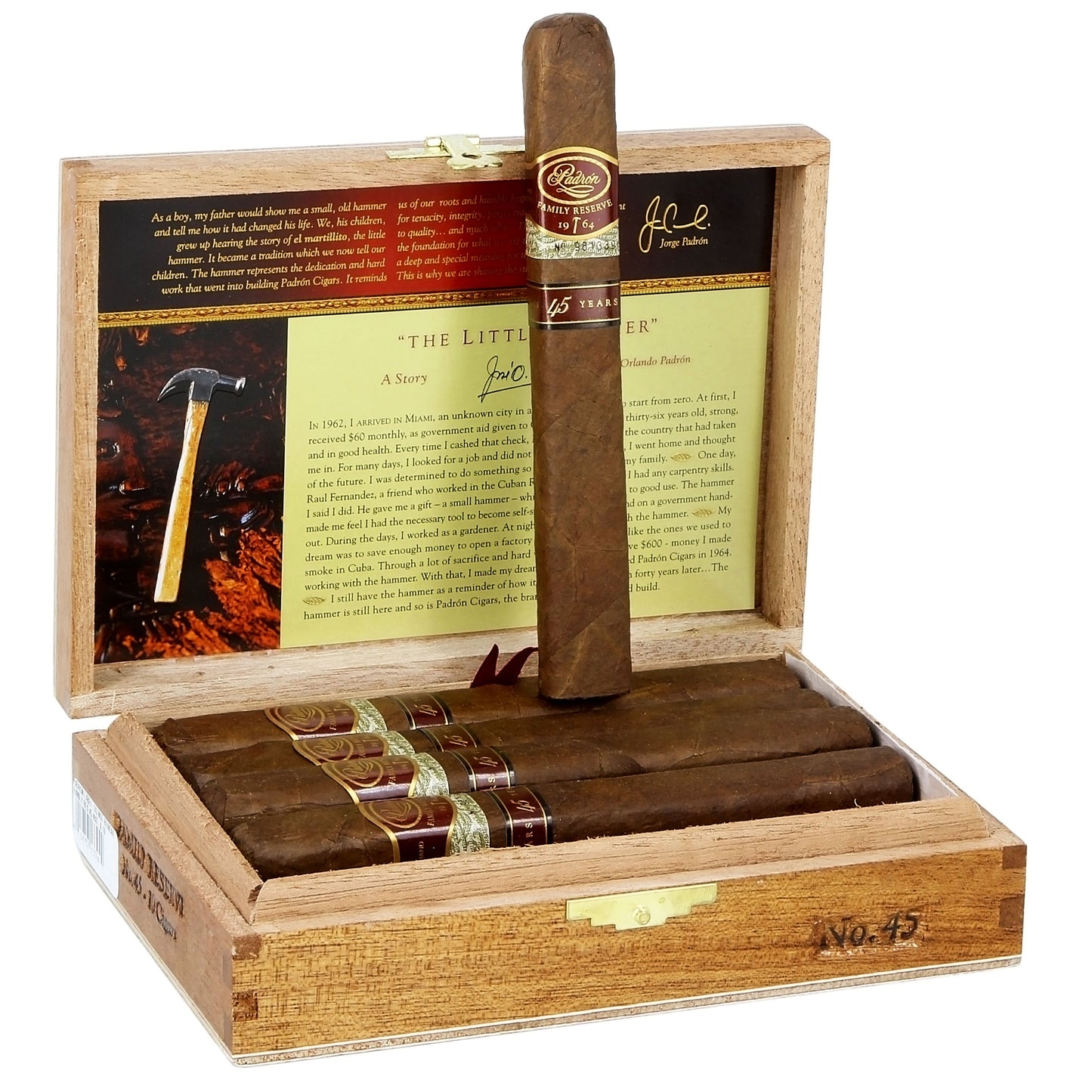 Padron Family Reserve Natural No.45 Box