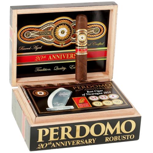 Perdomo 20th Anniversary Box Robusto r556 Maduro
