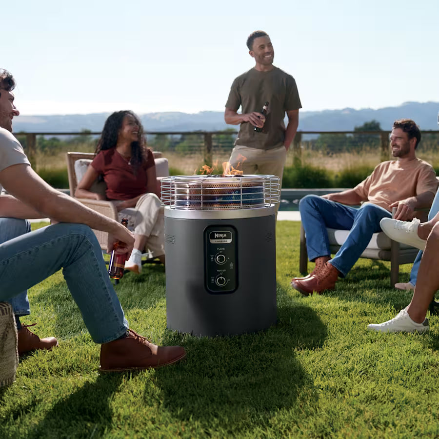 Nithtnja™ Fireside360™ Outdoor Propane Heater & Smokeless Fire Pit