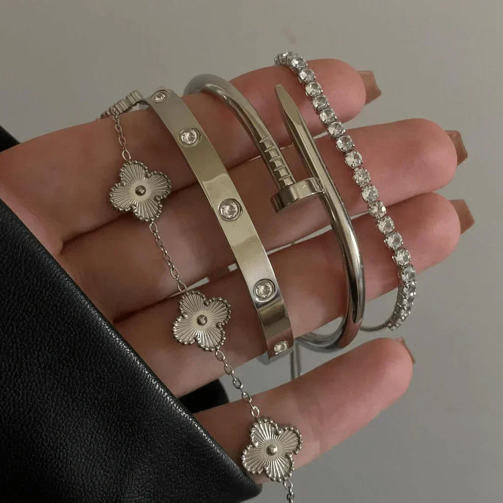 4-Piece Bracelet Set Silvio