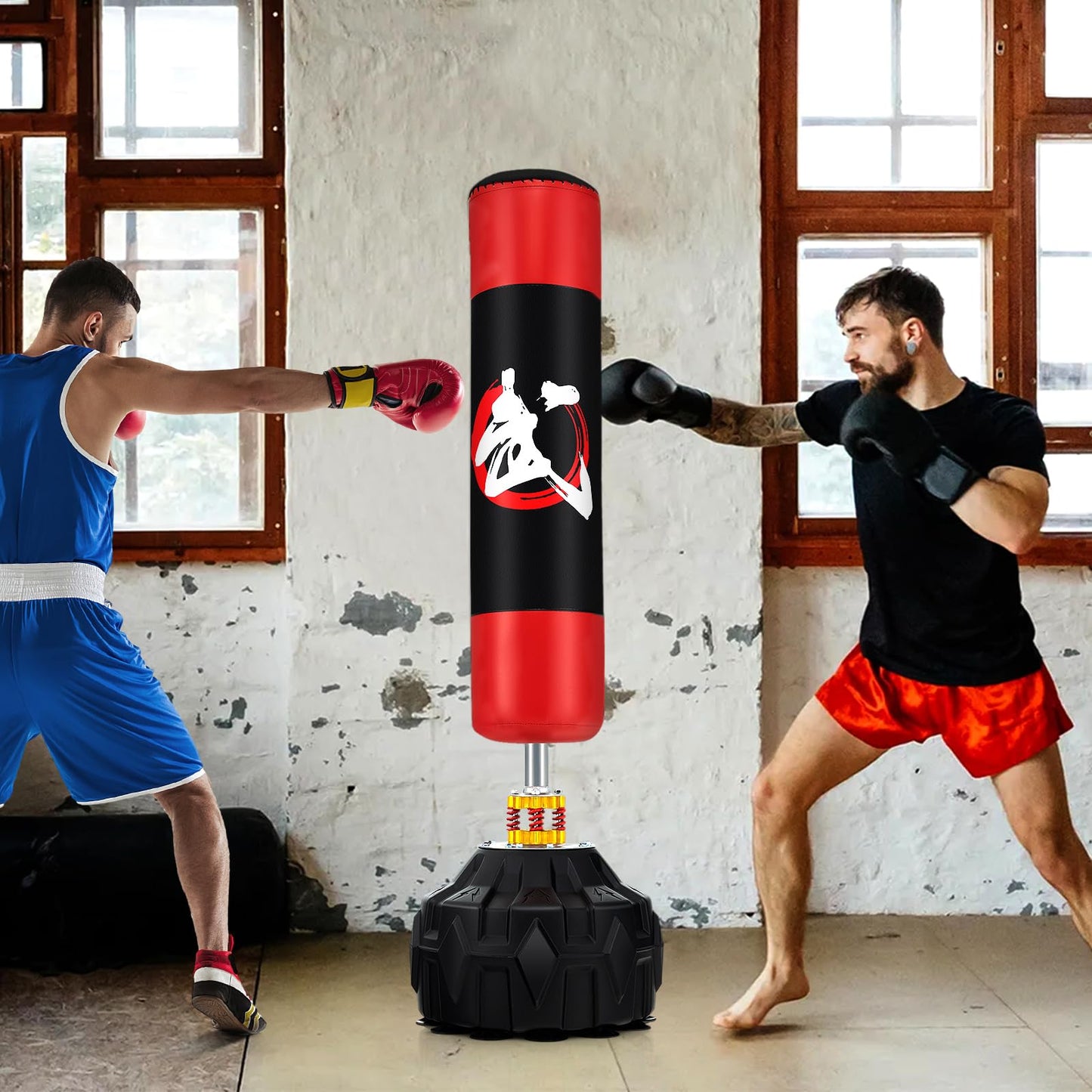 Goplus Freestanding Punching Bag, 70 Heavy Boxing Bag w/Fillable Base