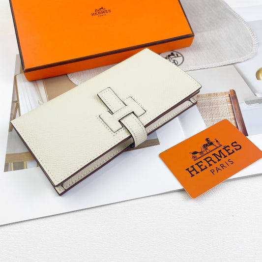 Hermes Goyard New H Passant Toutenmainte Wallet white