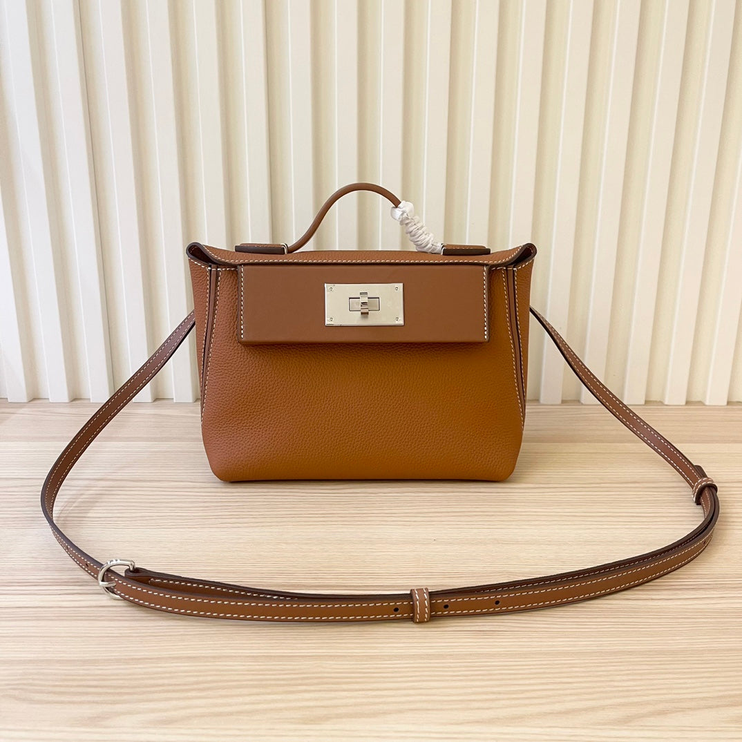 Hermes Goyard Kelly Togo Swift 24 brown