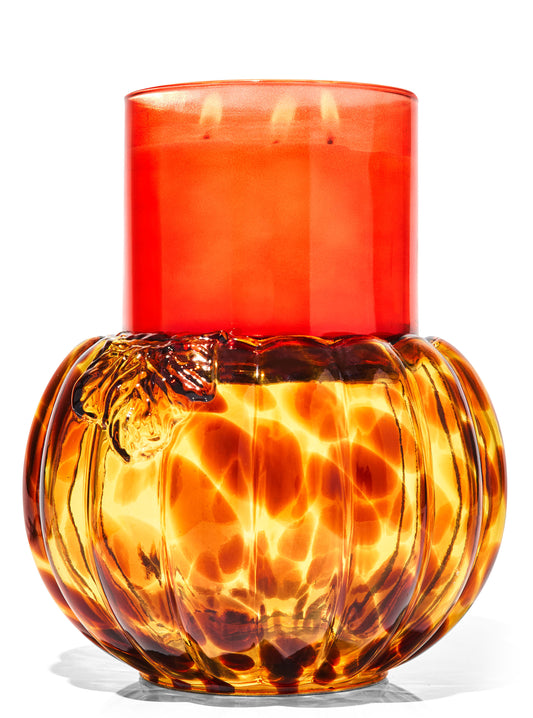 Large Glass Tortoiseshell Pumpkin