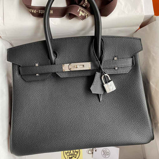 Hermes Goyard AAA-Birkin 25/30/35 Bag silver hardware blk