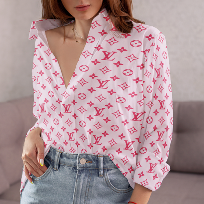 Limited Edition Louis Vuitton Premium Casual Shirt For WOMEN – MRS-CCY-319