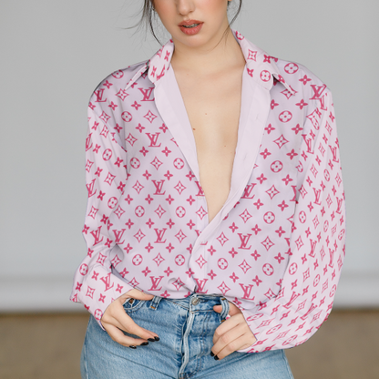 Limited Edition Louis Vuitton Premium Casual Shirt For WOMEN – MRS-CCY-319