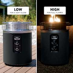 Nithtnja™ Fireside360™ Outdoor Propane Heater & Smokeless Fire Pit