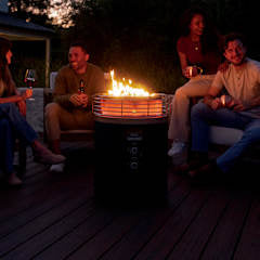 Nithtnja™ Fireside360™ Outdoor Propane Heater & Smokeless Fire Pit