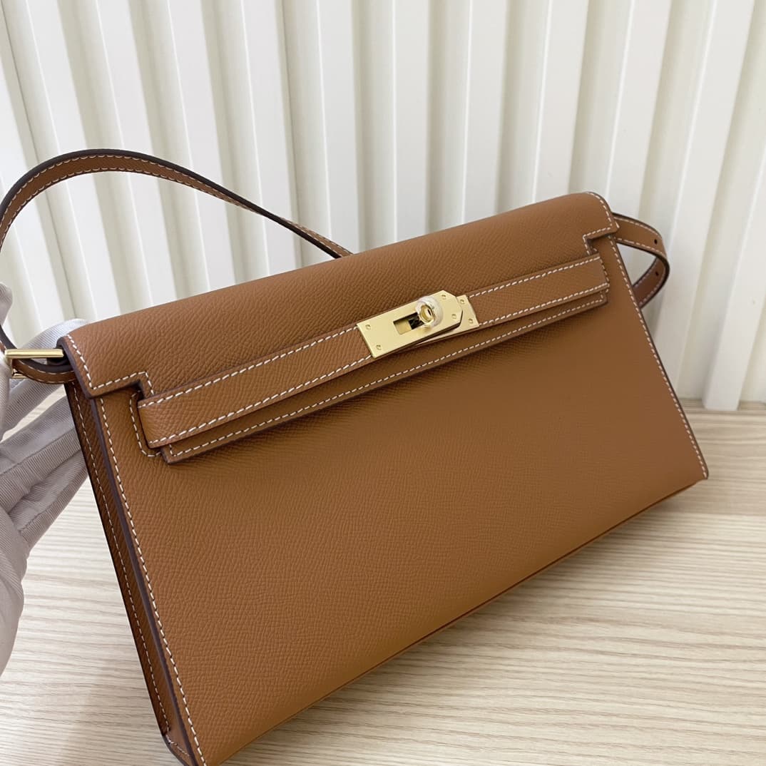 Hermes Goyard Kelly Elan brown