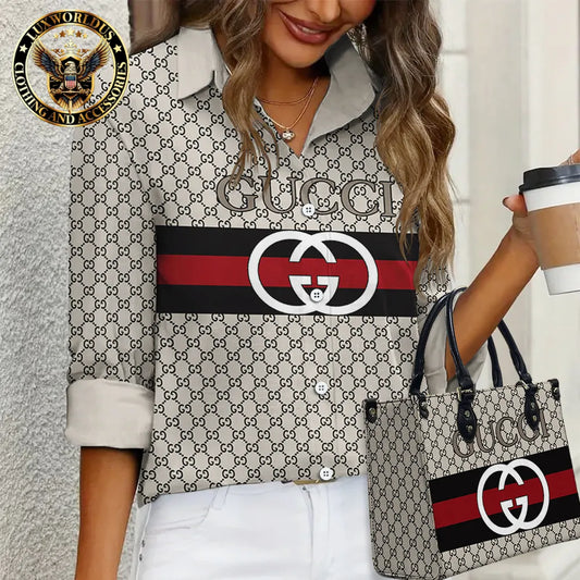 GUCCI Limited Edition Casual Shirt 💖 Handbag For Gorgeous Women LUX-NCY+F76-0000VOAYTR2M