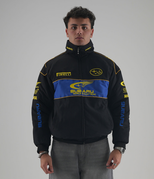 Subaru Rally Vintage Racing Jacket - Black Edition