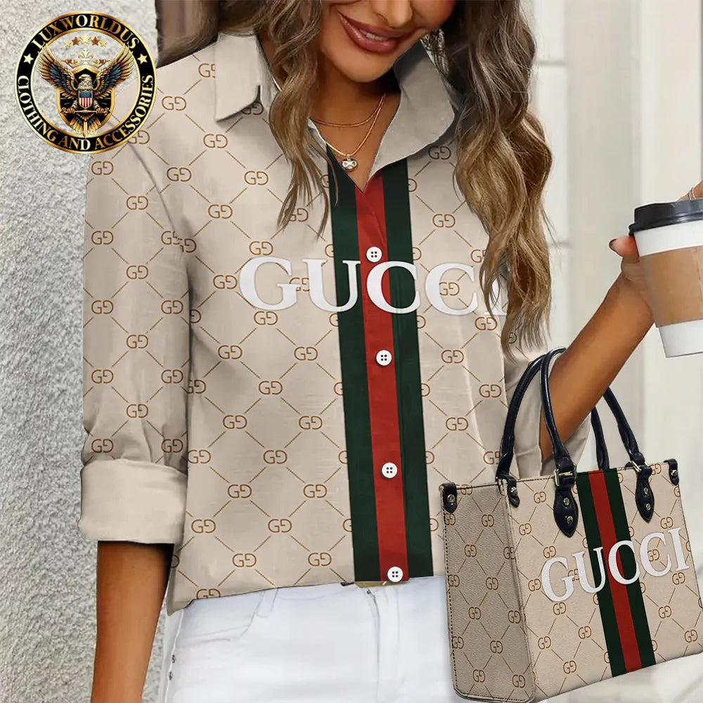 GUCCI Limited Edition Casual Shirt 💖 Handbag For Gorgeous Women LUX-NCY+F76-00001FRCSEQ6