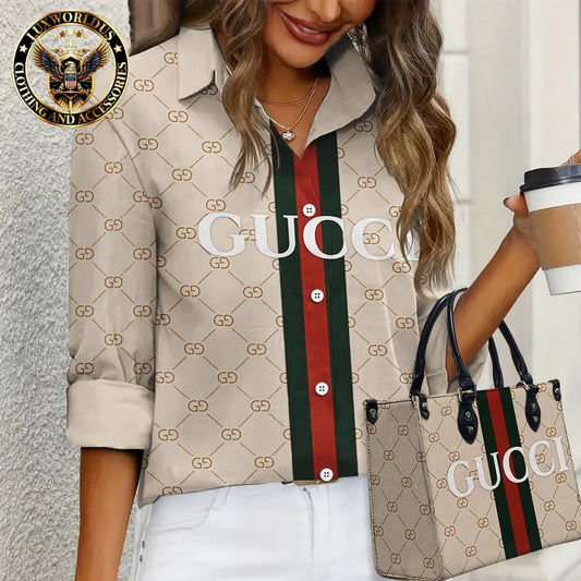 GUCCI Limited Edition Casual Shirt 💖 Handbag For Gorgeous Women LUX-NCY+F76-00001FRCSEQ6
