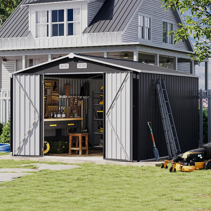 Metal Storage Shed House with Air Vent