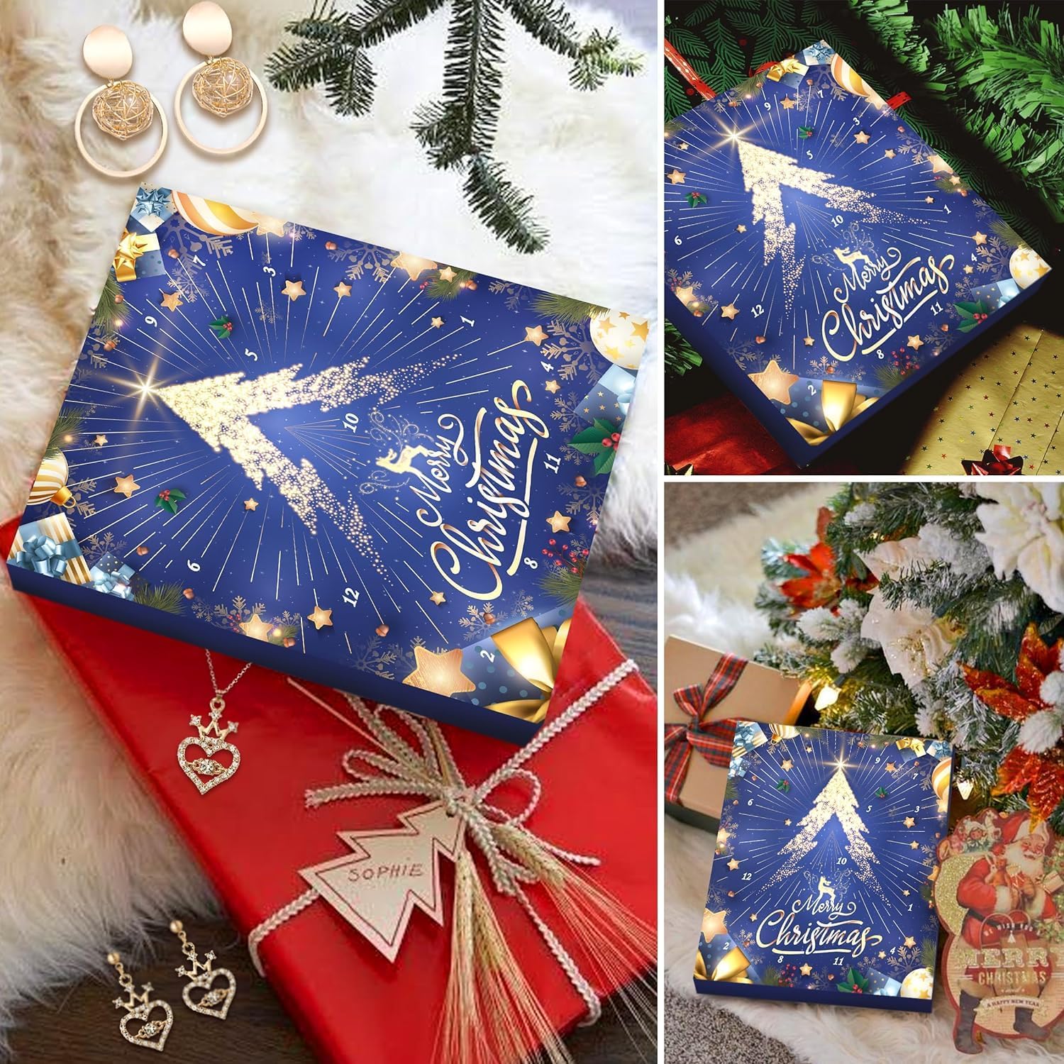 ✨Women's Jewelry Advent Calendar 2024 Christmas🎄